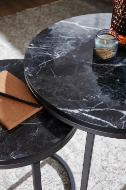 Lot de 2 tables gigognes LAM LUK KA-Skyport Discount