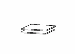 Lot de 2 tablettes A0033.9F22