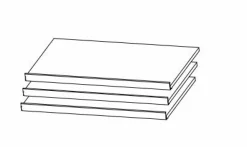 Lot de 3 tablettes pour chaussures A0033.9FG3-Rauch Sale