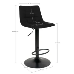 Lot de 2 tabourets de bar MIDDELFART-House Nordic New