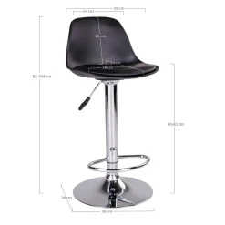 Lot de 2 tabourets de bar TRONDHEIM-House Nordic Hot