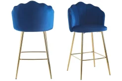 Lot de 2 tabourets de bar PADANG