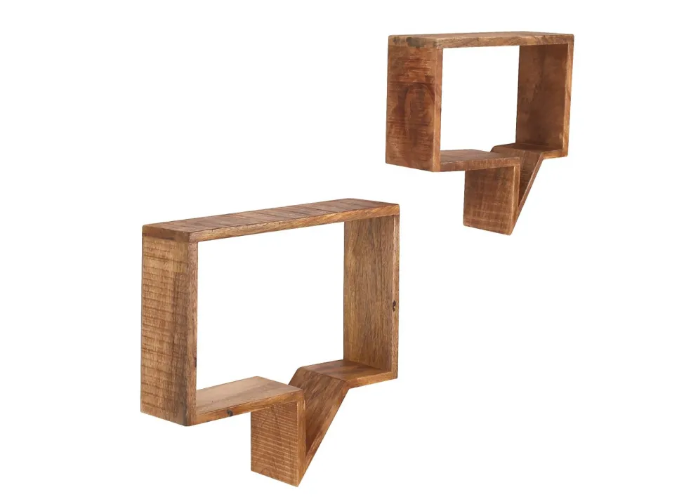 Lot de 2 étagères murales ANTWERPEN