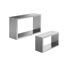 Lot de 2 étagères murales DUO