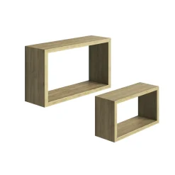 Lot de 2 étagères murales DUO-Format Discount