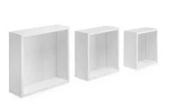 Lot de 3 étagères murales KALISI