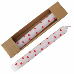 Lot de chandelles avec cœurs LILIN