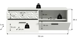 Meuble à chaussures suspendu ZIWAY