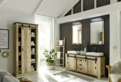 Meuble bas avec double vasque SHERWOOD-IMV Sale