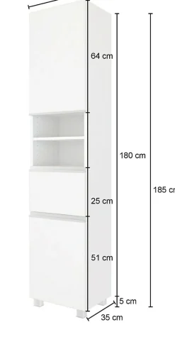 Meuble colonne AREZZO-Held Discount