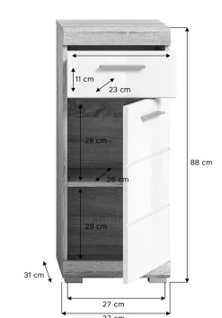 Meuble de salle de bains GIMBI