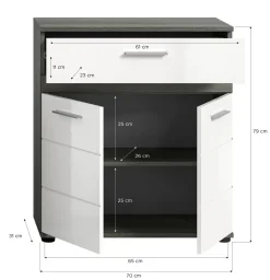 Meuble de salle de bains ASSELA