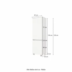 Meuble demi-colonne 40 cm KOPENHAGEN-Held Best