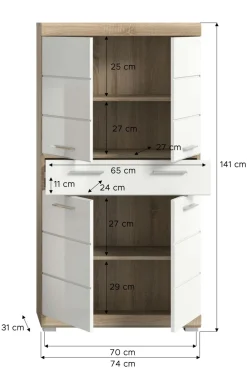 Meuble demi-colonne GIMBI