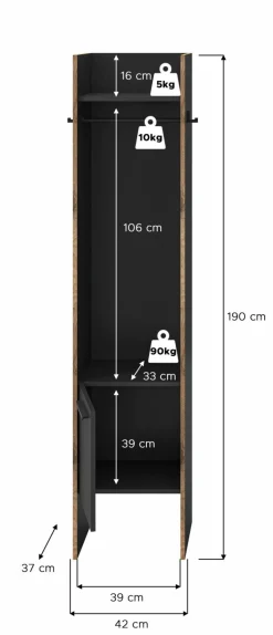 Meuble penderie BUENO-Xonox Discount