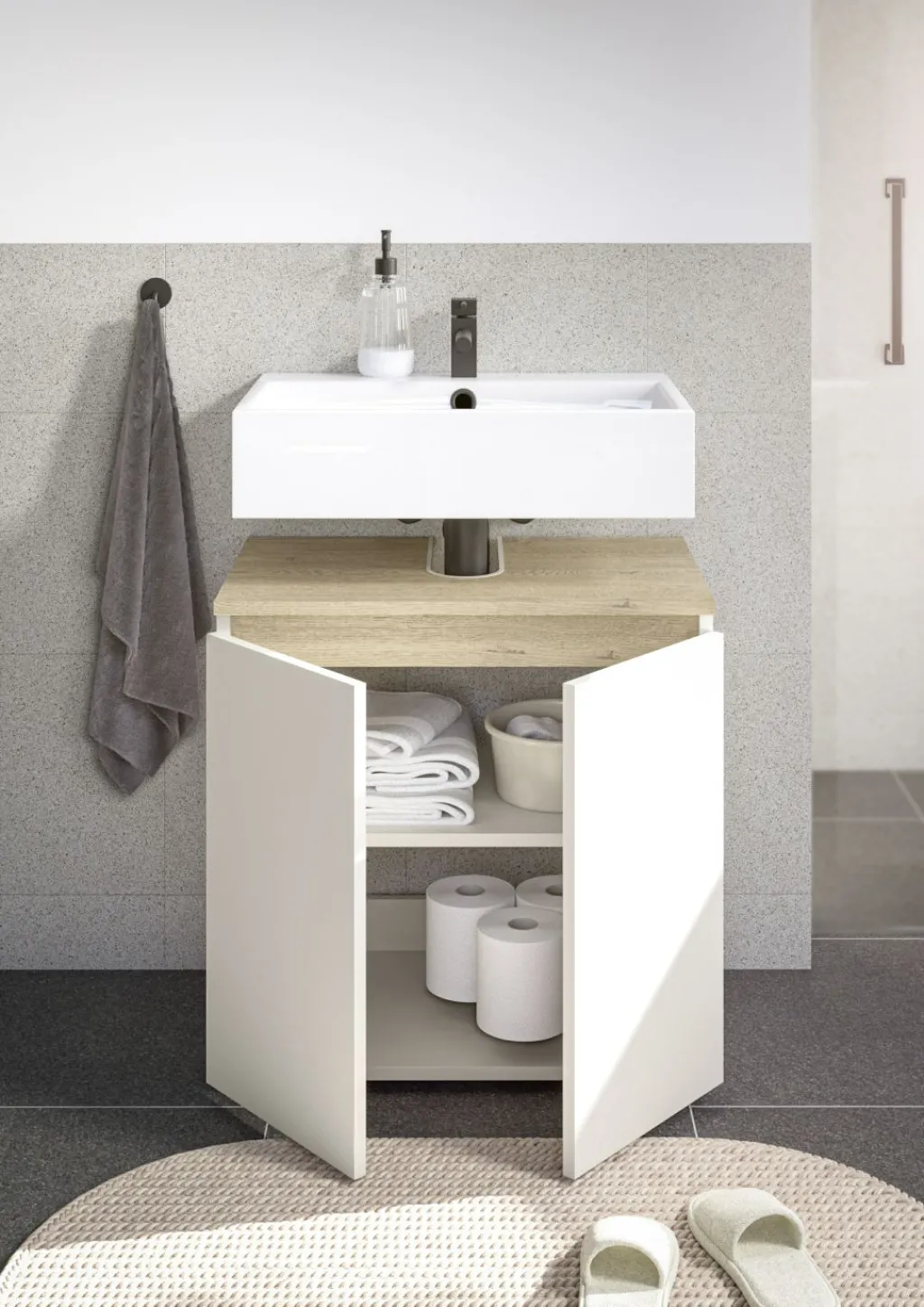 Meuble sous lavabo LONDON-Bega BBK Outlet