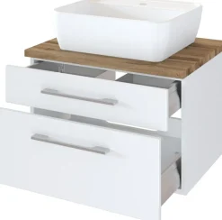 Meuble sous vasque 60 avec vasque à poser DAVOS