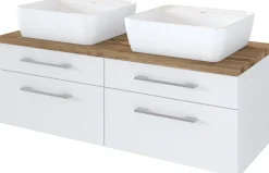 Meuble sous vasque 120 avec vasque à poser DAVOS