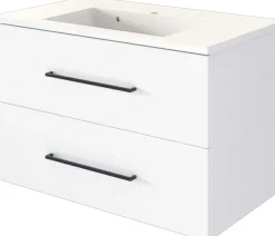 Meuble sous vasque 80 avec vasque en fonte minérale LUZERN-Held Online