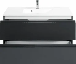 Meuble sous vasque 100 avec vasque en fonte minérale CARDIFF-Held Clearance