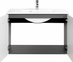 Meuble sous vasque 80 avec vasque en fonte minérale BOLOGNA-Held Online
