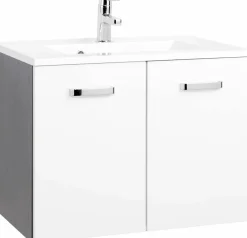 Meuble sous vasque 70 avec vasque en fonte minérale BOLOGNA-Held Hot