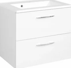 Meuble sous vasque 60 avec vasque en marbre minéral PORTOFINO-Held Discount