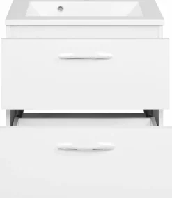 Meuble sous vasque 60 avec vasque en marbre minéral PORTOFINO-Held Discount