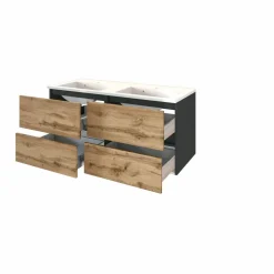 Meuble sous vasque avec double vasque LUCCA