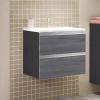 Meuble sous vasque avec lavabo 60 cm AREZZO