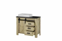 Meuble sous vasque avec vasque SHERWOOD-IMV Outlet