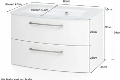 Meuble sous vasque avec vasque STOCKHOLM-Held