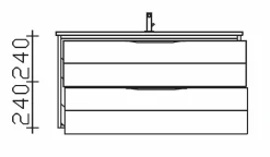 Meuble sous vasque SOLITAIRE 6025-Pelipal Online
