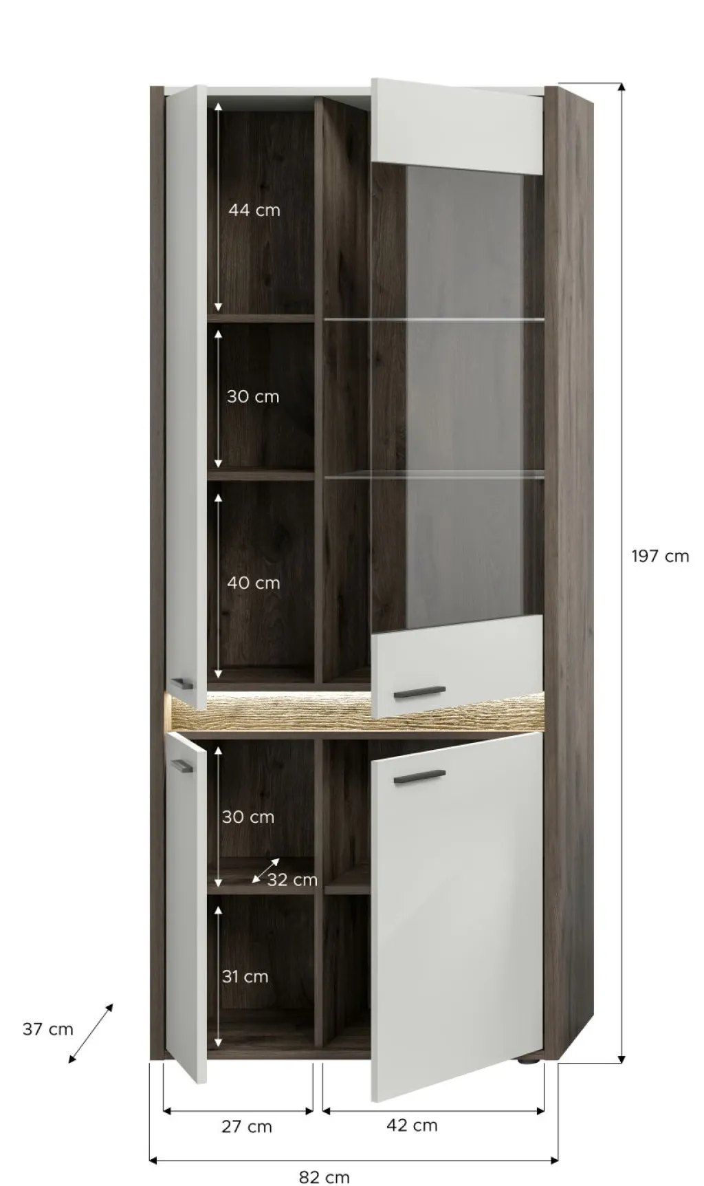 Meuble vitrine AKSUM-Xonox Hot