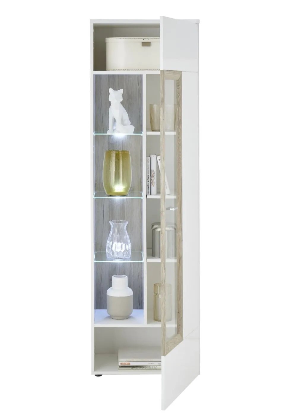 Meuble vitrine avec éclairage BRÜNN
