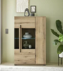 Meuble vitrine combiné CANTARA