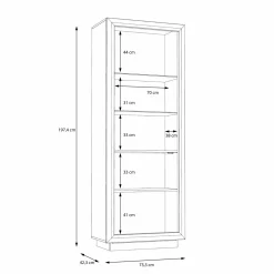 Meuble vitrine gauche SAVONA
