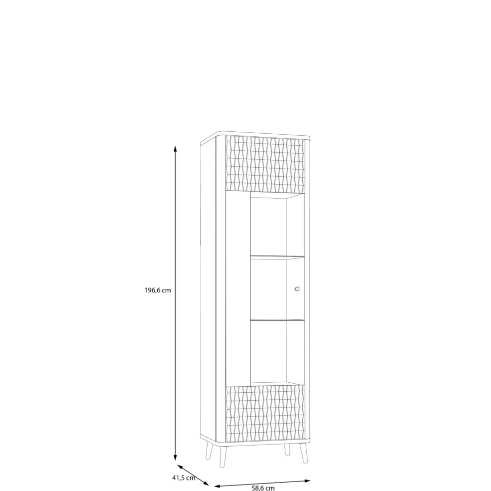 Meuble vitrine KOHILA