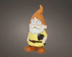 Nain de jardin solaire yeux qui bougent SOLAR