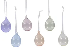 Oeuf en verre à suspendre PASTELL-Kaemingk Outlet