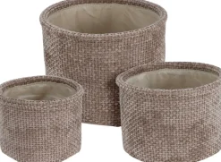 Panier aspect peluche taille moyenne EH-Koopman New