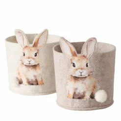 Panier en feutre lapin HANSI