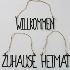 Panneau avec inscription WILLKOMMEN-Boltze Online