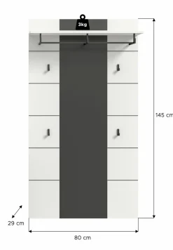 Panneau portemanteau GOBA-Xonox New