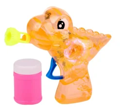 Pistolet à bulles de savon Dino à LED BUBBLES