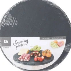 Plateau en ardoise Ø30cm STYLE-Koopman New