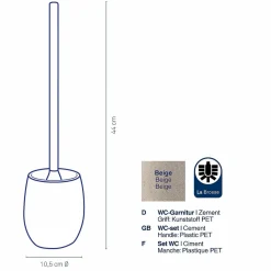 Porte-brosse WC avec brosse RODA