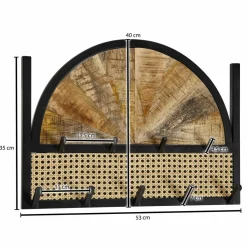 Portemanteau mural LAMBAYEQUE-Skyport Outlet