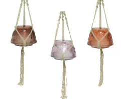 Pot à suspendre en macramé MARRAKESCH