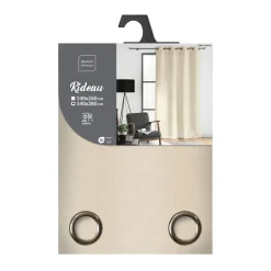 Rideau à oeillets SOLINE